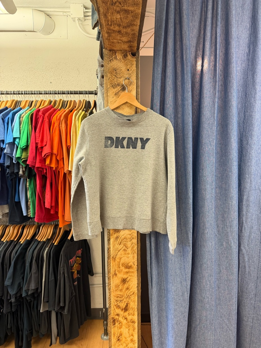 Vintage DKNY Gray Crewneck